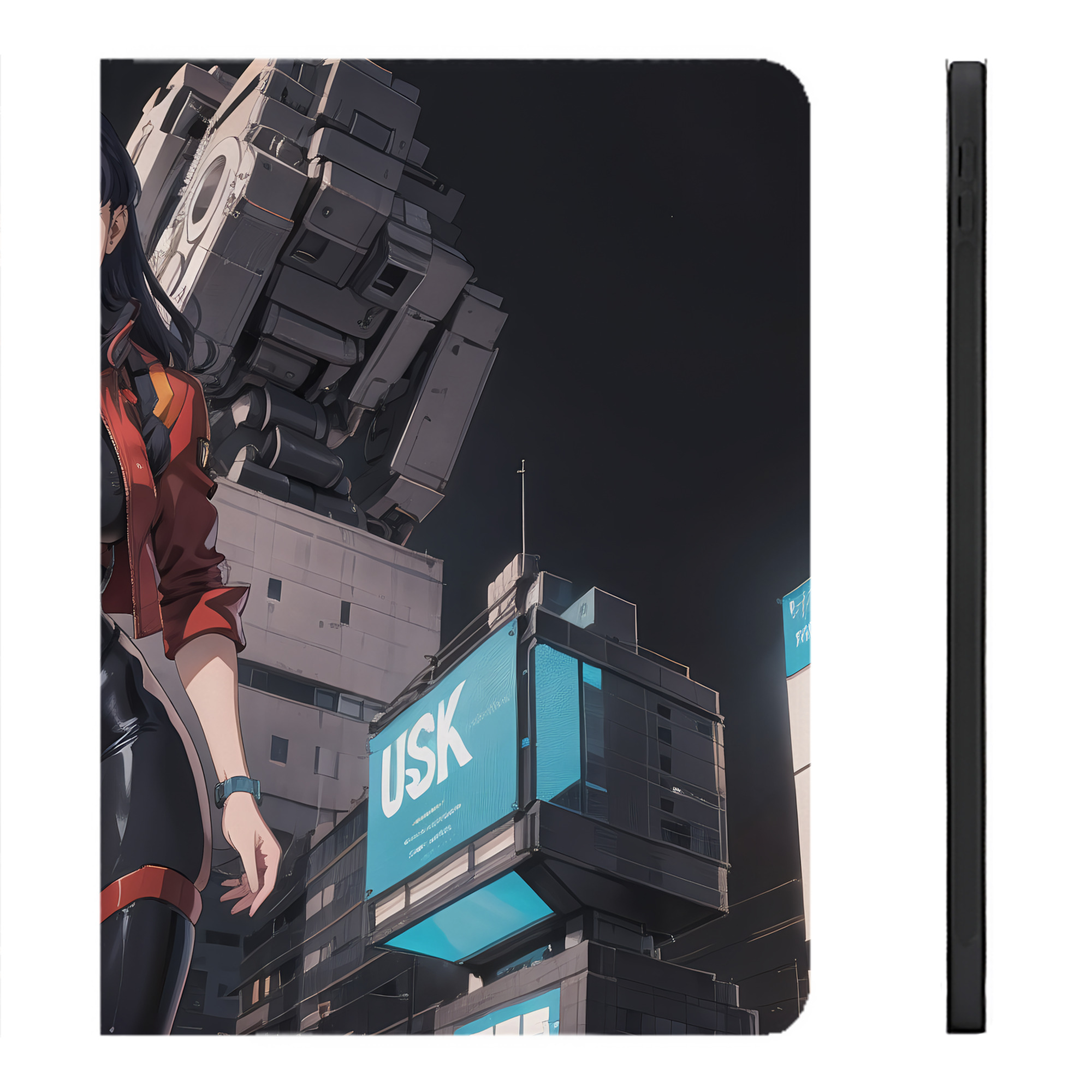 （画像用） EVA 新世紀エヴァンゲリオン IPadケース ペンホルダー付き ブックスタイルデザイン